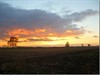 Peer - Zonsondergang boven Boven-Linde