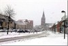Meeuwen-Gruitrode - Weer sneeuw in het dorp