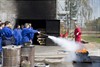 Lommel - Vandaag gezien in het Brandweer-trainingscentrum