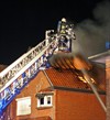 Hamont-Achel - Woning door brand vernield