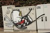 Overpelt - Graffiti in het dorpsbeeld