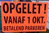 Lommel - Opgepast: vanaf vandaag betaalparkings