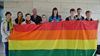 Lommel - Regenboogvlag tegen homohaat