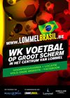 Lommel - Groot scherm op Marktplein voor WK voetbal