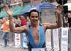 Lommel - Gerrit Schellens wint kwarttriatlon