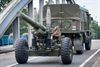 Neerpelt - 200 militaire voertuigen in colonne