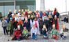 Lommel - Leerlingen zingen 'driekoningen' in Kapittelhof