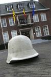 Overpelt - Betonnen 'Stahlhelm' wordt bewerkt