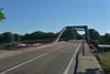 Beringen - Brug Tervant dicht: lange files in Beringen