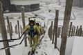 Ook brandweermannen houden van sneeuw