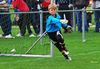 Jonge voetballers aan het feest