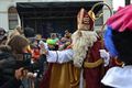 Sinterklaas ontvangen in het centrum