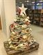 Boekenkerstboom in de bib