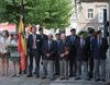 Scouts op plechtigheid Fakkelestafette