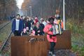 Sinterklaas met de fiets naar Het Mozaïek