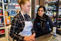 Kinderen op Vlajo-stage bij Albert Heijn