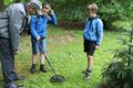 Kinderen zoeken naar schatten