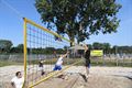 Beachvolley onder stralende zon