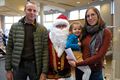 Kerstman te gast in de bibliotheek