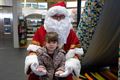 Kerstman te gast in de bibliotheek