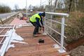 Bruggen fietspad Nieuwendijk klaar