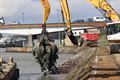 Werken aan kanaal