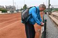 Eindelijk terug op het tennisveld