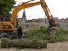Ook bomen weg voor serviceflats