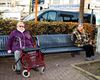 Samen op een benkske op het Marktplein