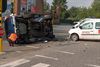 Autobestuurder gewond bij verkeersongeval