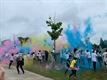 Alle kleuren van de regenboog op laatste schooldag