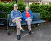 Samen op een benkske, ja gezellig