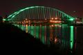 De nieuwe brug in kleur