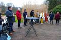 Vrijwilligers toasten op het nieuwe jaar