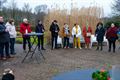 Vrijwilligers toasten op het nieuwe jaar