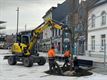 Nieuwe bomen op het Beringse marktplein