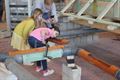 Kleuters bezoeken afdeling bouw Spectrumcollege