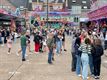 Veel volk op Paal kermis