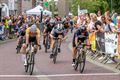 Vader en zoon op het podium...