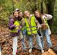 Leerlingen op biotoopstudie