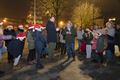 Kerstboom op Kerkplein ontstoken