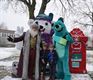 Kerstman maakt ronde in Beringen