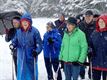 Trefpuntwandelaars op stap in besneeuwde Sahara