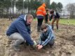 Twee nieuwe bossen aangeplant