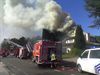 Rieten dak weggebrand op Molsekiezel