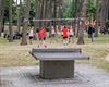 Netballen in het zand