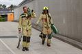 Brandweeroefening goed verlopen