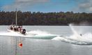 Waterskiën op blote voeten