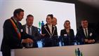 Eerste steen van nieuwe glasfabriek gelegd