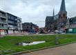 Water in de wadi op het Marktplein